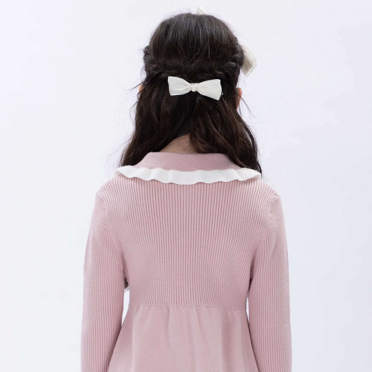 Casual Color-Blocked Dress for Girls Image