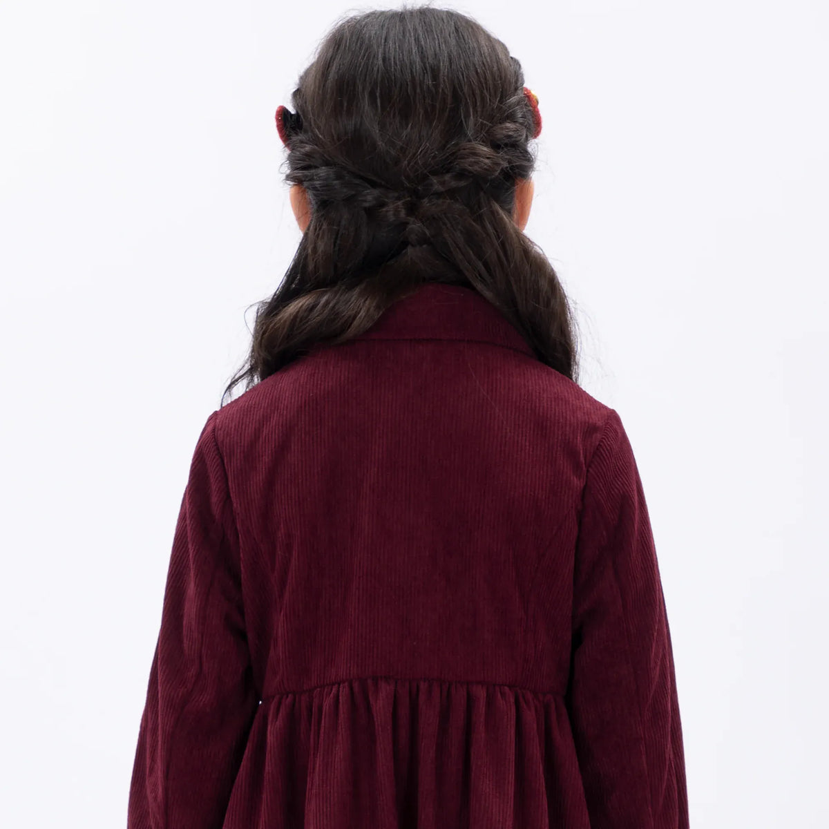 Casual Plain Dress for Girls Image