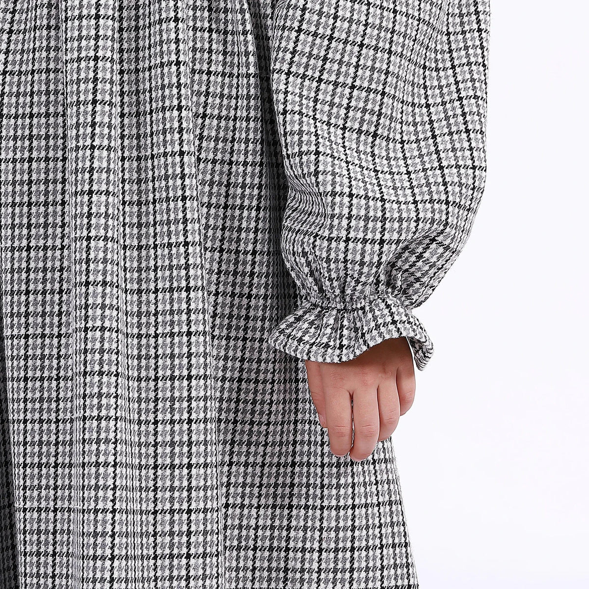 Casual Checked Dress for Girls Image