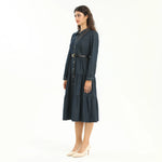 Elegant Washed Jeans Dress for Women Image