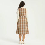 Elegant Checked Dress for Women Image