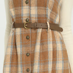 Elegant Checked Dress for Women Image