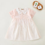 Floral Basic Dress For Baby girl Pink Image