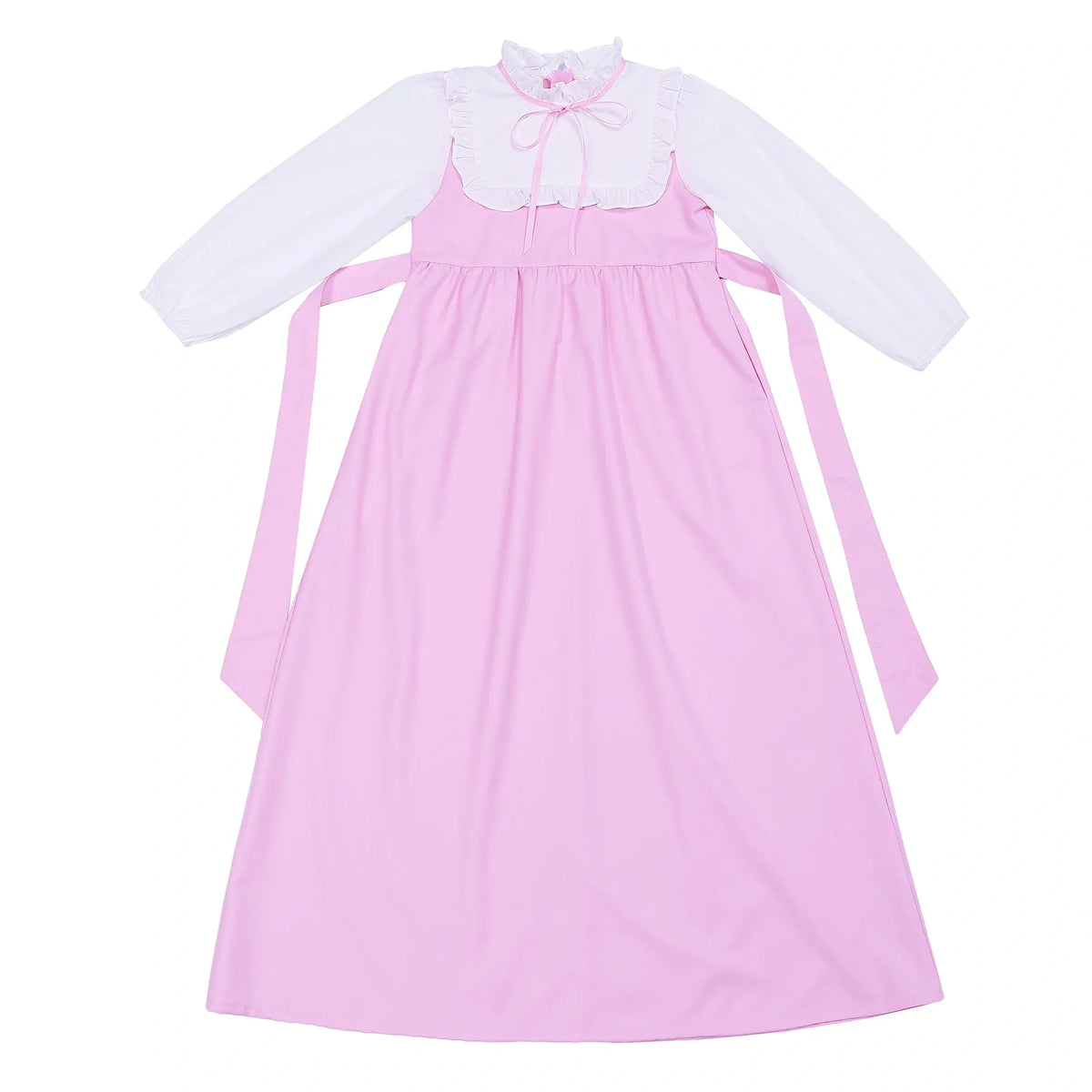 Color-Blocked Uniform Dress for Girls Image