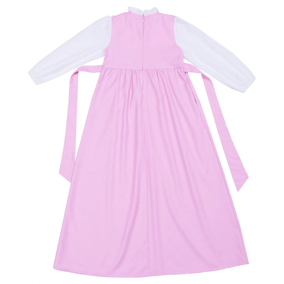 Color-Blocked Uniform Dress for Girls Image