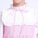 Color-Blocked Uniform Dress for Girls Image