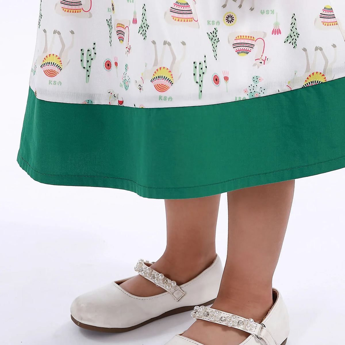 Printed Casual Dress for Baby girl Image
