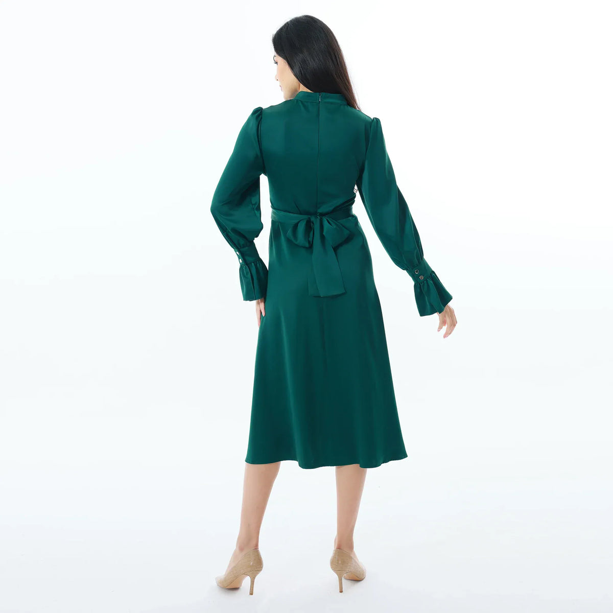 Elegant Plain Dress for Women Image