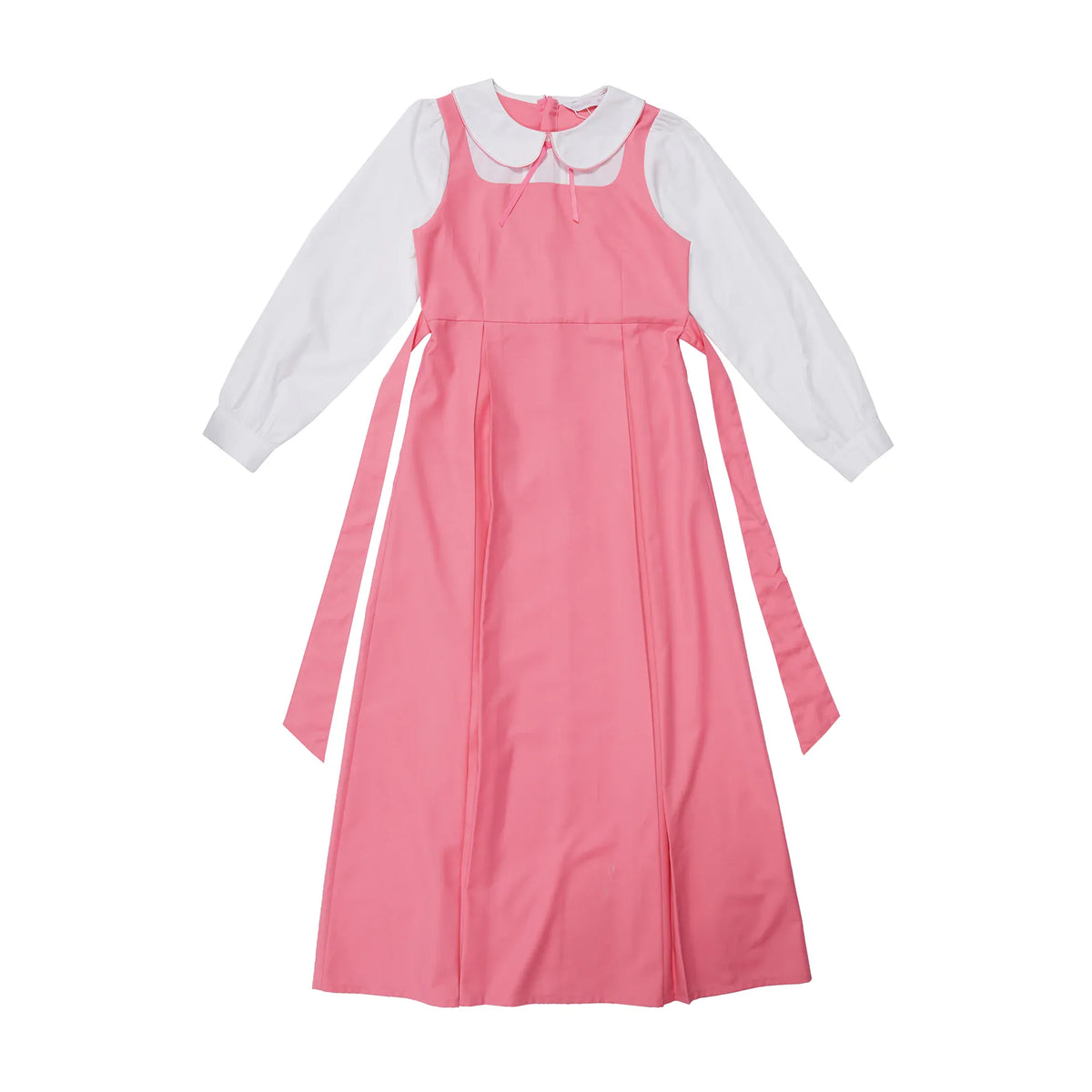 Color-Blocked Uniform Dress for Girls Image