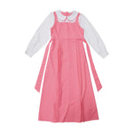 Color-Blocked Uniform Dress for Girls Image