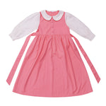 Color-Blocked Uniform Dress for Girls Image