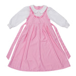 Color-Blocked Uniform Dress for Girls Image