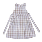 Checked Uniform Dress for Girls Image