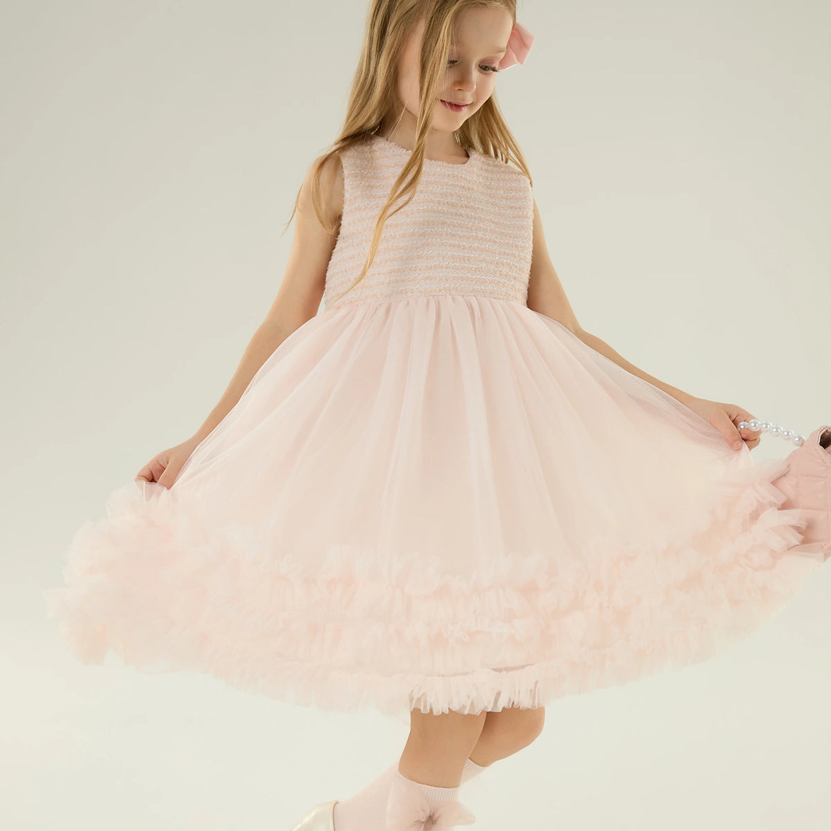 Solid Casual Dress for Girls