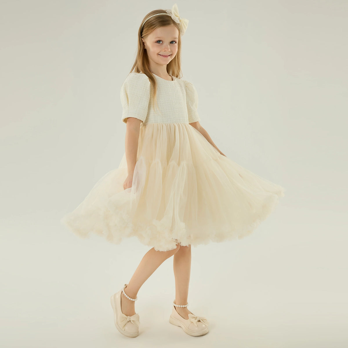 Solid Casual Dress for Girls