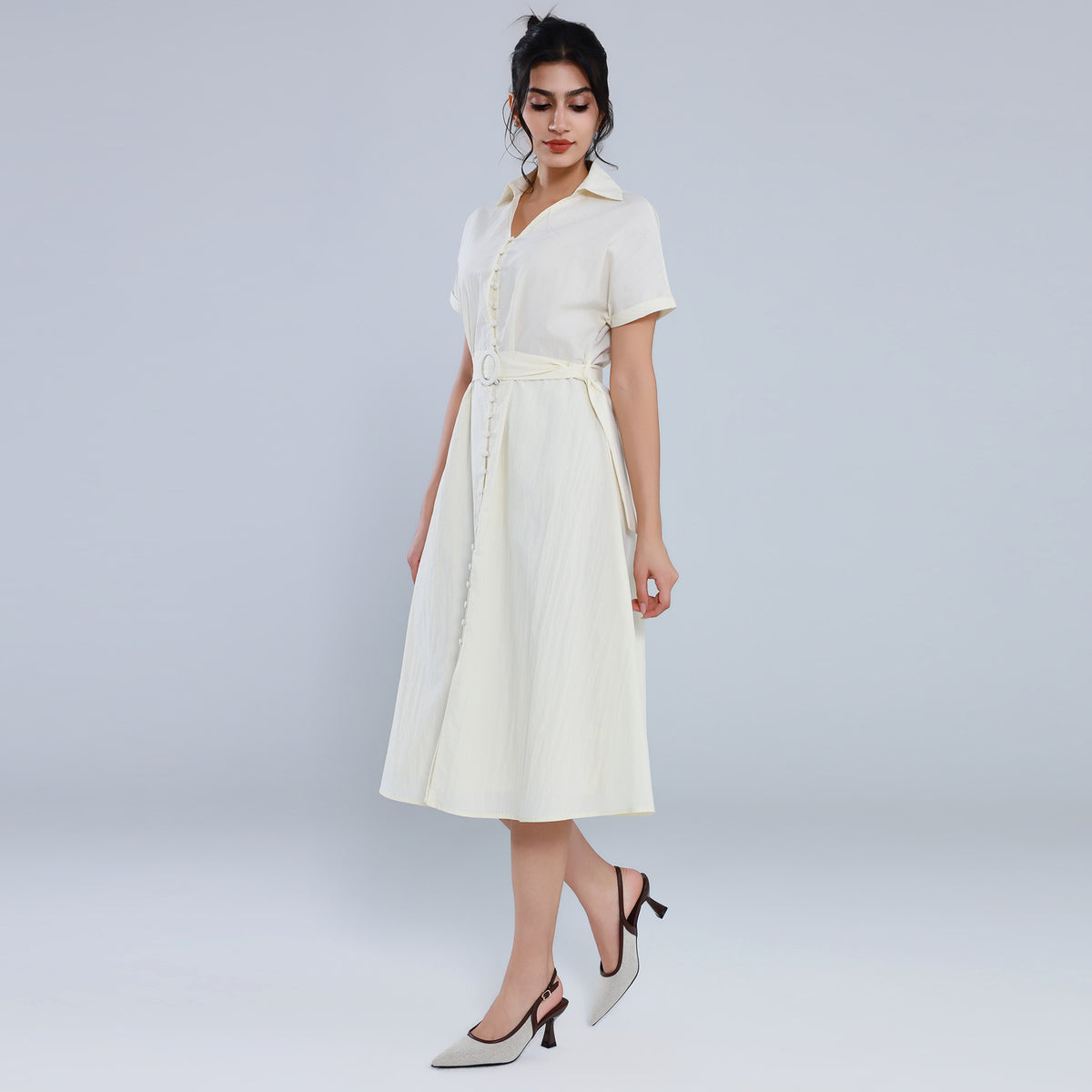 فستان ساده أنيق للنساء