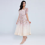 فستان بنمط الزهور للنساء