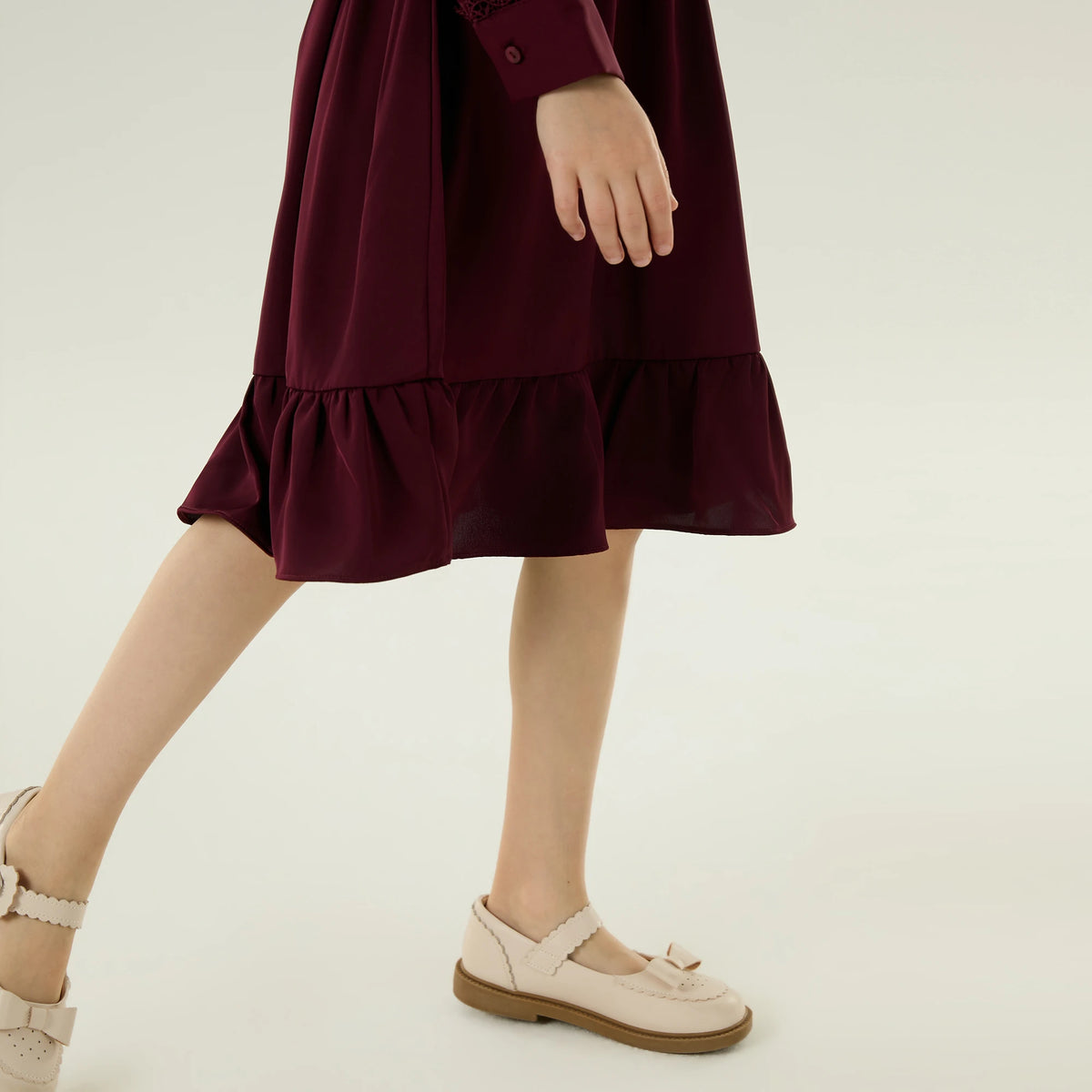 Embroidery Elegant Dress for Girls