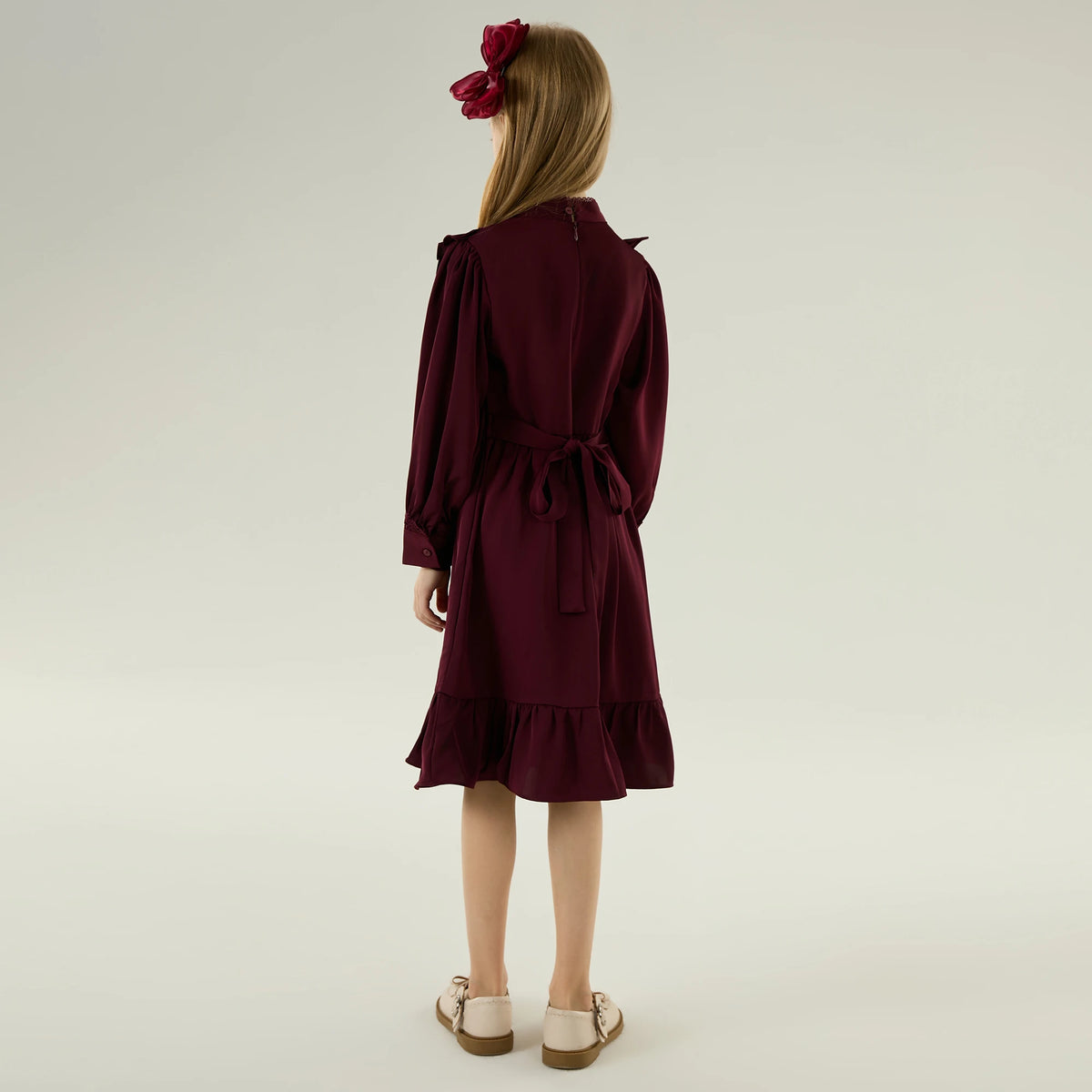 Embroidery Elegant Dress for Girls