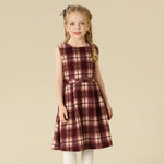 Checked Dress For Girls