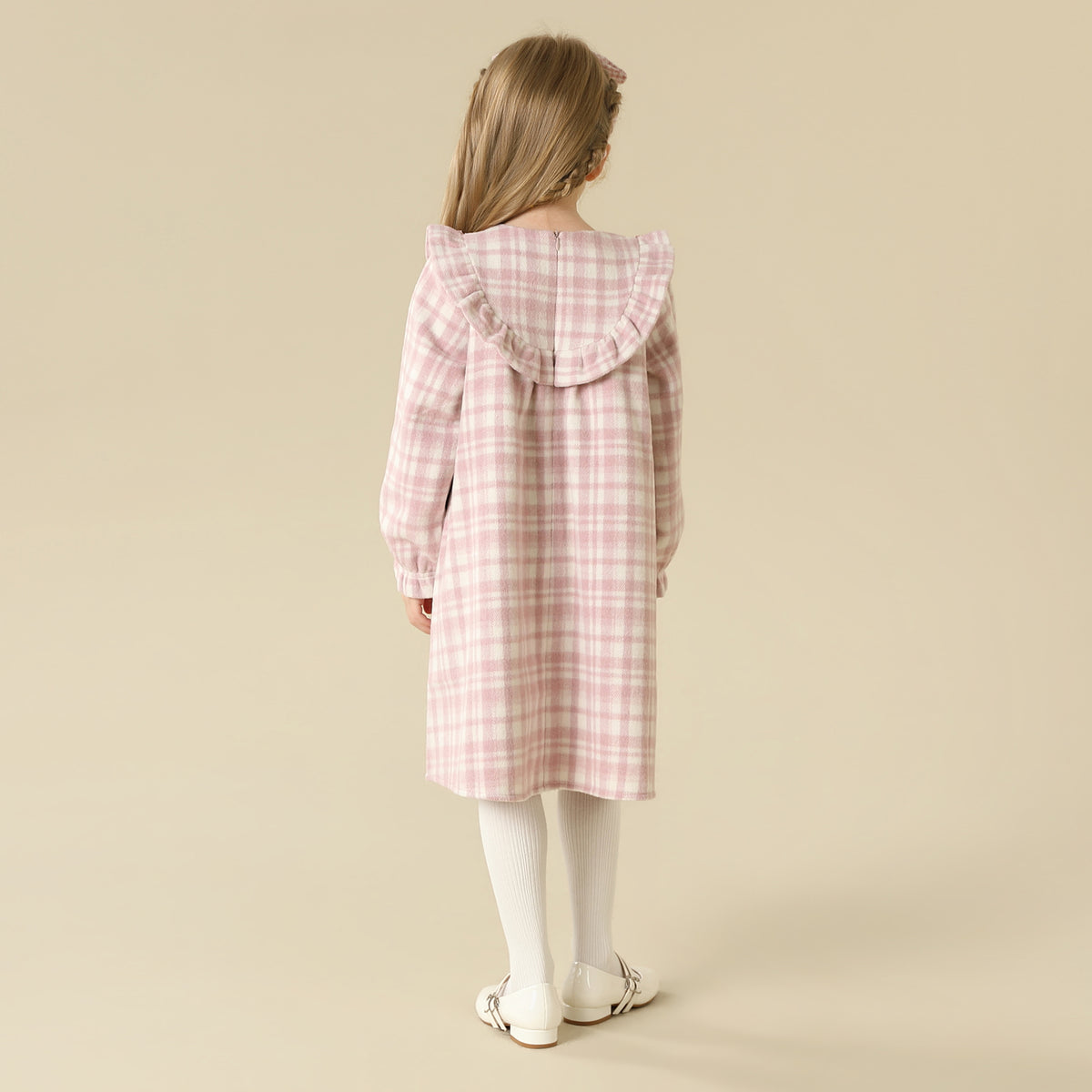 Checked Dress For Girls