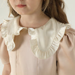 فستان كاجوال مزدوج اللون للبنات