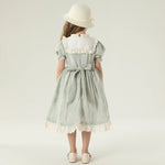 فستان مزين بنمط الزهور للبنات