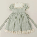 فستان مزين بنمط الزهور للبنات