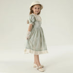 فستان مزين بنمط الزهور للبنات