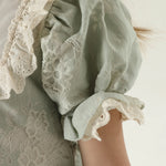 فستان مزين بنمط الزهور للبنات