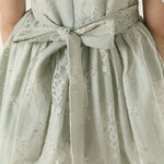 فستان مزين بنمط الزهور للبنات