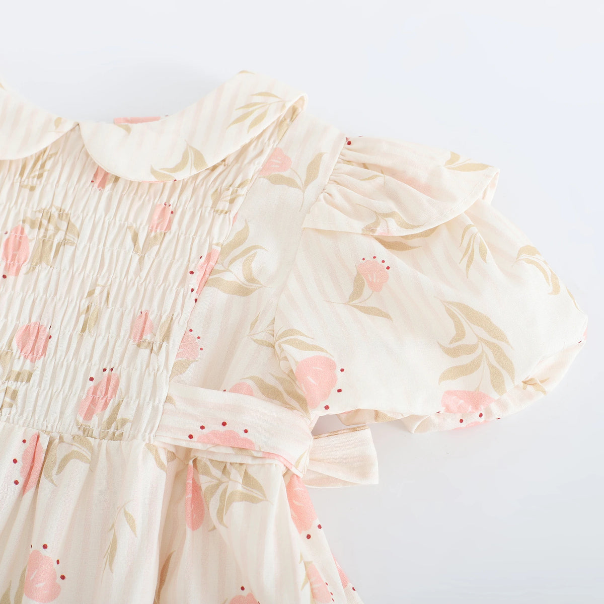 فستان بنمط الزهور للمواليد البنات