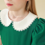 Color-Blocked Dress For Girls