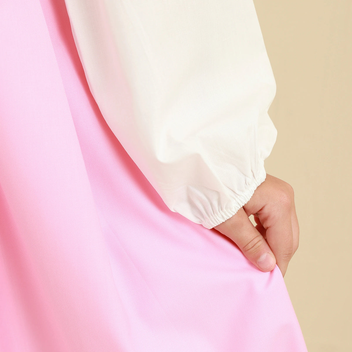 Color-Blocked Dress For Girls
