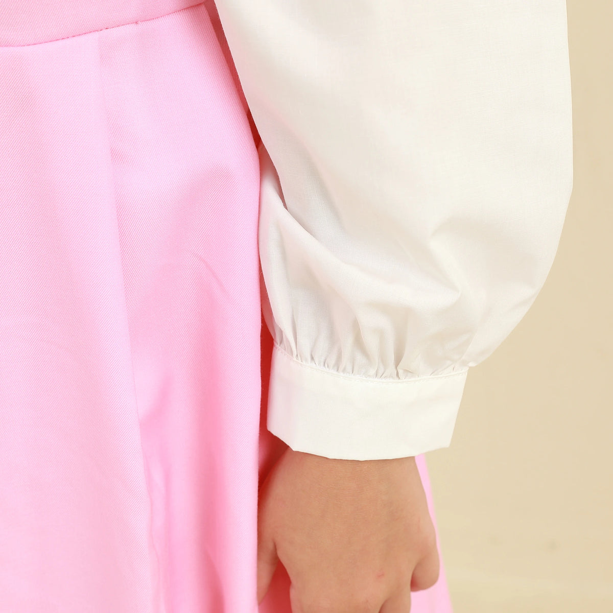 Color-Blocked Dress For Girls