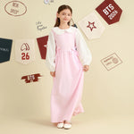 Color-Blocked Dress For Girls