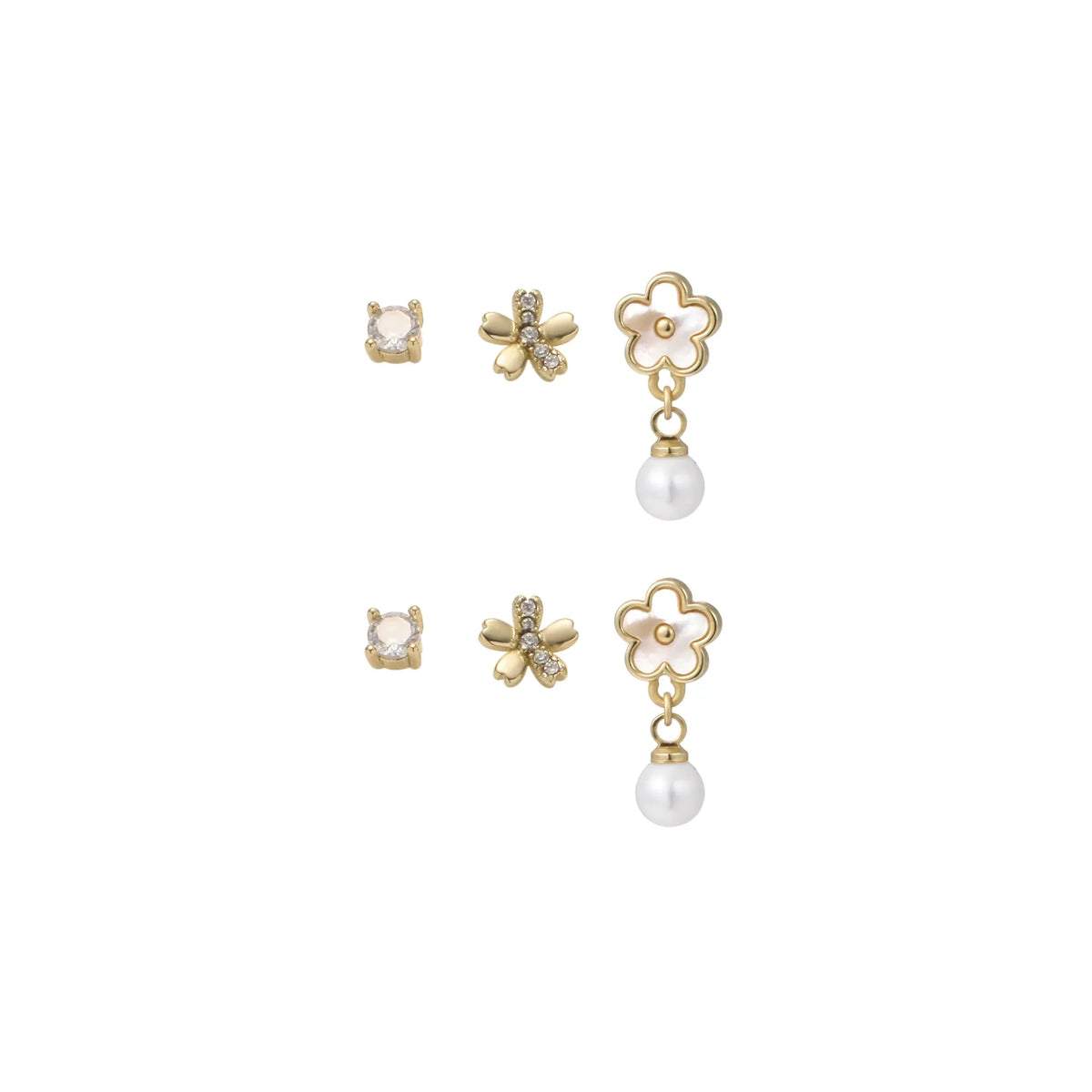 Free Gold Earrings Set for Women Image
