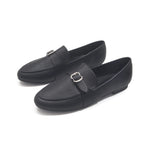 Black Daily Use Comfortable Flat Shoes for Women Image