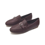 Burgundy Daily Use Comfortable Flat Shoes for Women Image