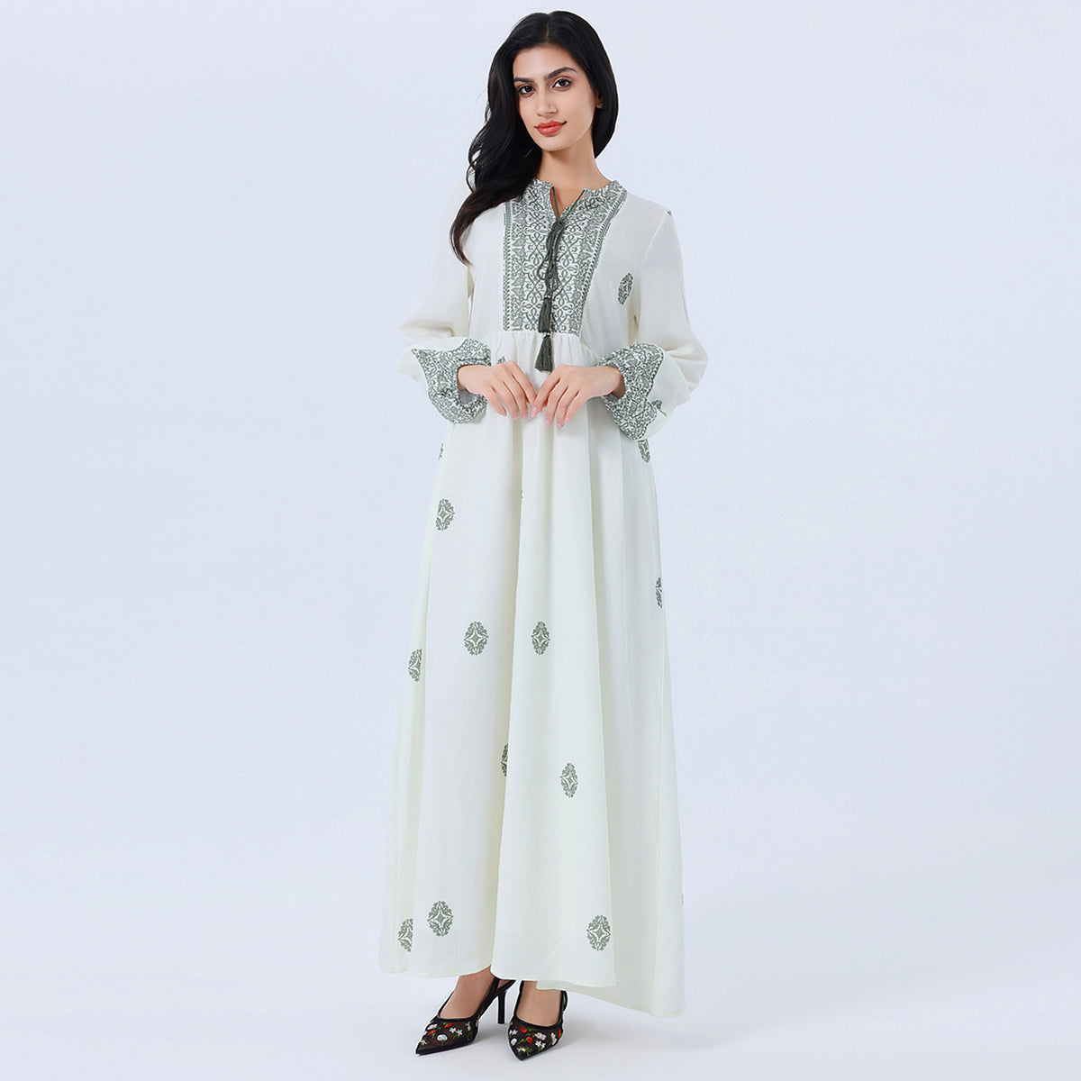 Arabic Printed Galabia for Women