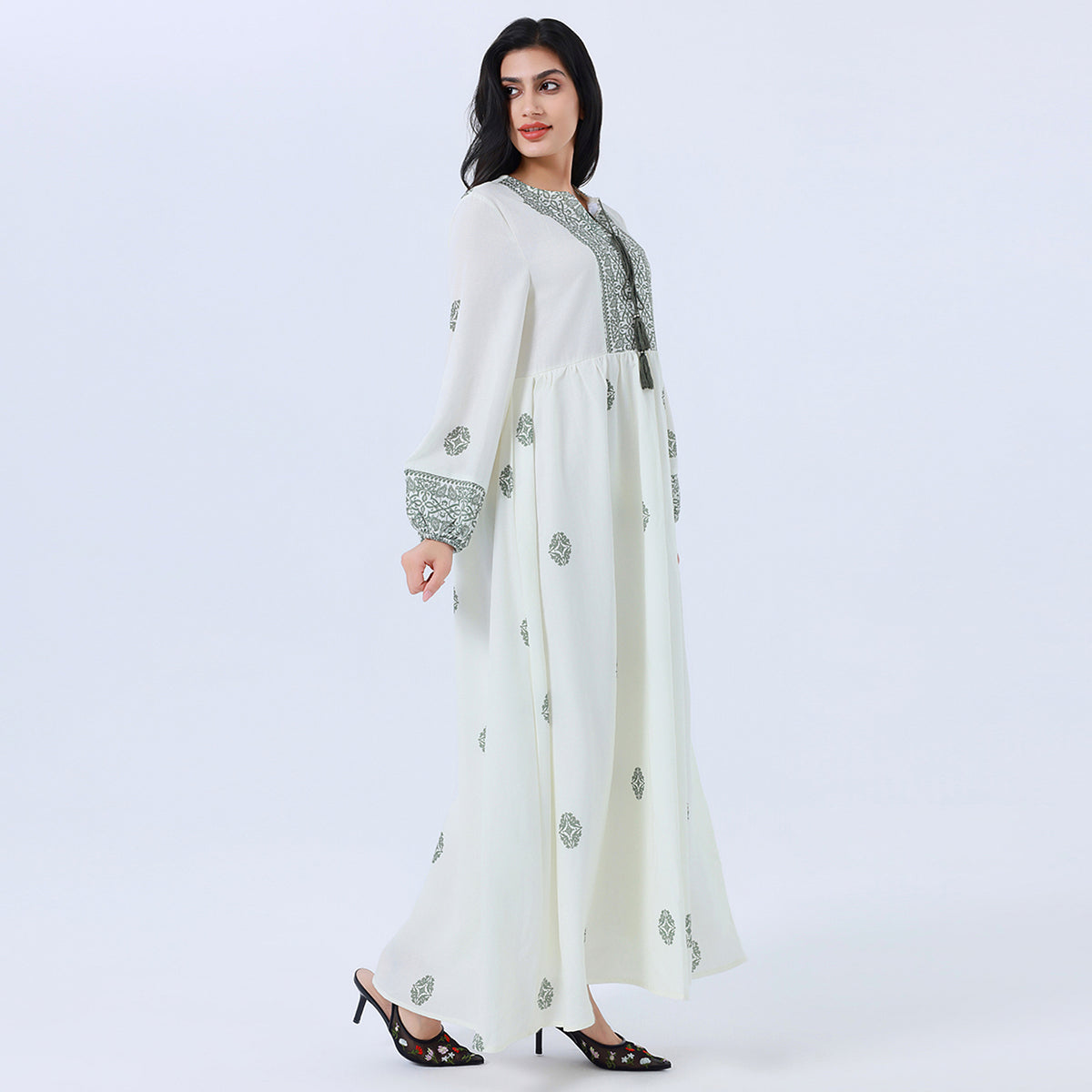 Arabic Printed Galabia for Women