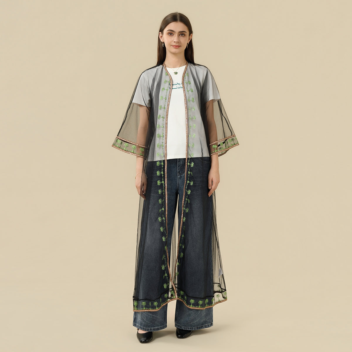 Embroidery Galabia For Women