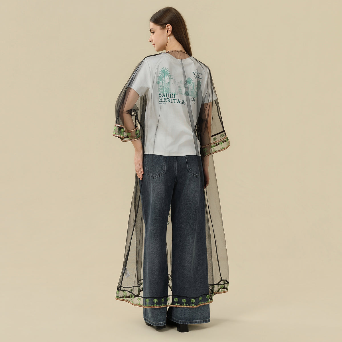 Embroidery Galabia For Women