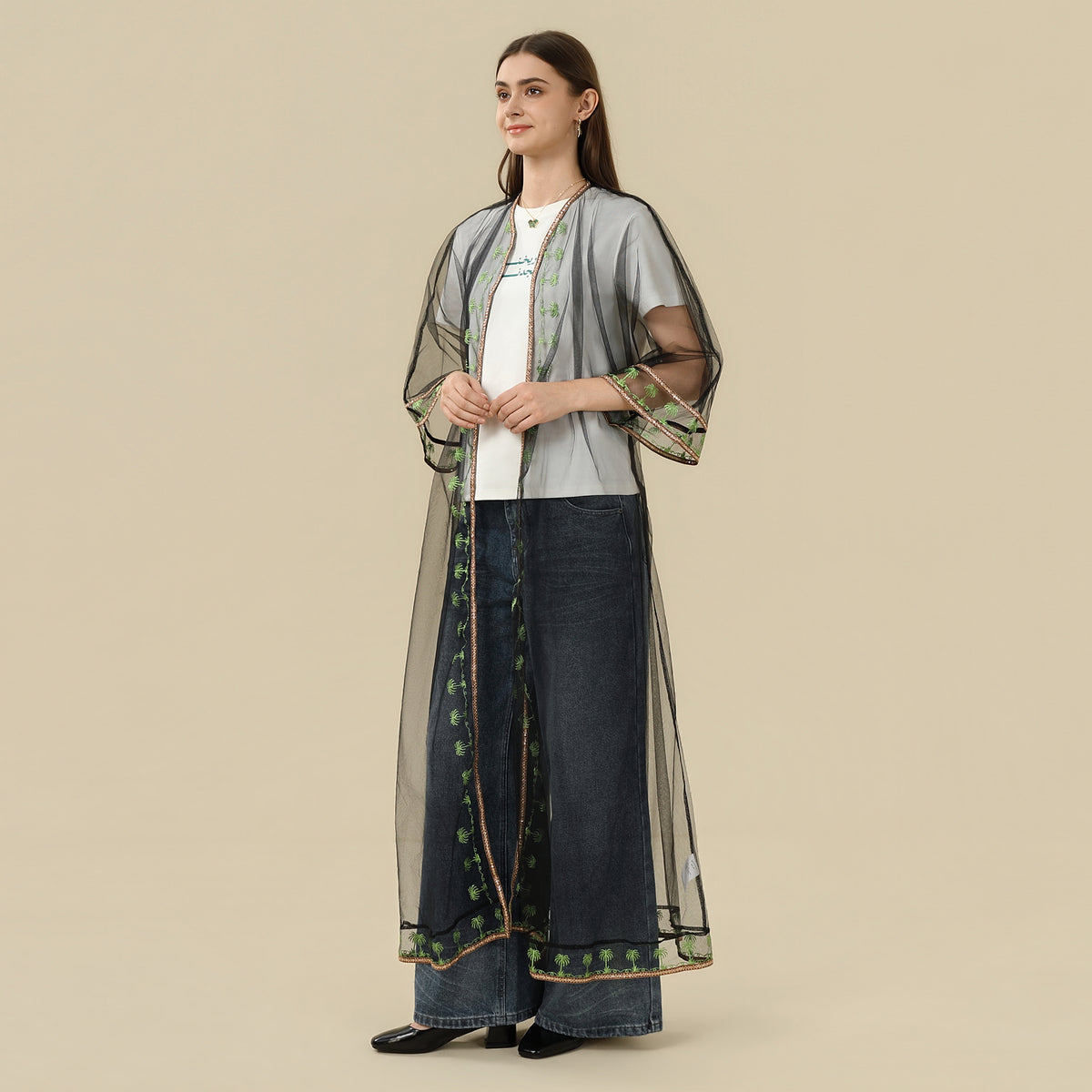 Embroidery Galabia For Women