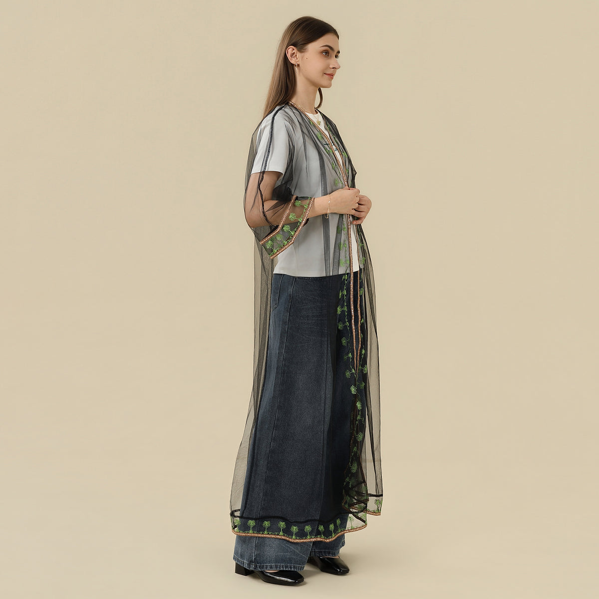 Embroidery Galabia For Women