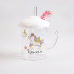 Glass Cup 500ml White 2 Image