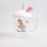 Glass Cup 500ml White 1 Image