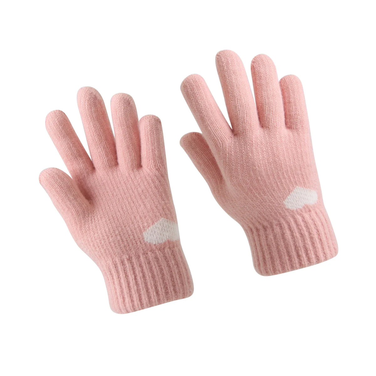 6-10Y Pink Gloves for Girl Image