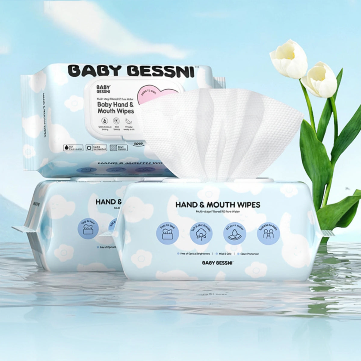 Hand & Mouth Wet Wipes 100 pieces