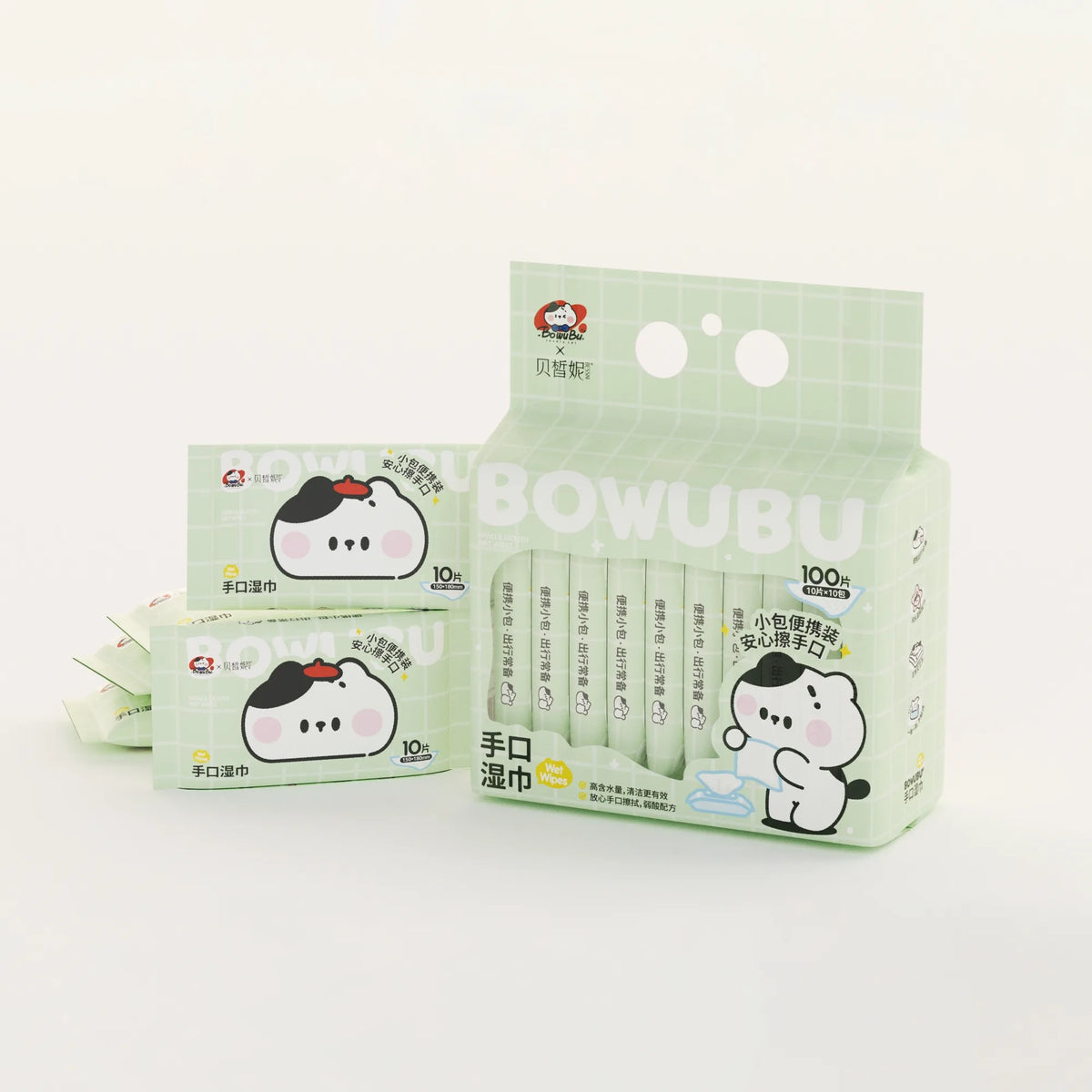 Hand&mouth wet wipes 10Pc*10Bags